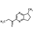 CAS 登录号：95576-06-0， 1-(5-甲基-6,7-二氢-5H-环戊二烯并[b]吡嗪-2-基)-1-丙酮