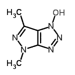 CAS 登录号：956325-65-8， 4,6-二甲基吡唑并[3,4-d][1,2,3]三唑-1(4H)-醇