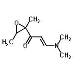 CAS 登录号：95642-39-0， (1E)-4,5-脱水-1,2,6-三脱氧-1-(二甲基氨基)-4-甲基己-1-烯-3-纤维骨架