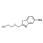 CAS 登录号：95653-96-6， 2-[(5-氨基-1,3-苯并噻唑-2-基)甲氧基]乙醇