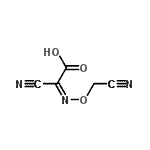 CAS 登录号：95679-59-7， (2Z)-氰基[(氰基甲氧基)亚氨基]乙酸