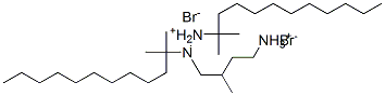 CAS 登录号：95683-16-2， N,N'-双(二甲基十一烷基)-3-甲基氮杂-1,5-戊烷二铵二溴化物