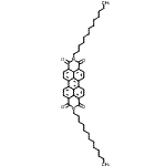 结构式 CAS# 95689-92-2, 2,9-二十三烷基异喹啉并[4',5',6':6,5,10]蒽并[2,1,9-def]异喹啉-1,3,8,10(2H,9H)-四酮