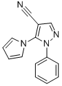 CAS 登录号：95834-35-8， 1-苯基-5-(1H-吡咯-1-基)-1H-吡唑-4-甲腈