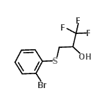 CAS#: 958452-13-6， 3-[(2-Bromophenyl)sulfanyl]-1,1,1-trifluoro-2-propanol