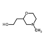 结构式 CAS# 959238-42-7, 2-(4-甲基-2-吗啉基)乙醇