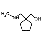结构式 CAS# 959238-70-1, {1-[(甲基氨基)甲基]环戊基}甲醇