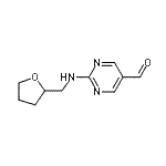 CAS 登录号：959239-06-6， 2-[(四氢-2-呋喃基甲基)氨基]-5-嘧啶甲醛