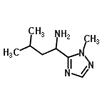 CAS 登录号：959239-65-7， 3-甲基-1-(1-甲基-1H-1,2,4-三唑-5-基)-1-丁胺