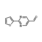 CAS 登录号：959240-19-8， 2-(2-呋喃基)-5-嘧啶甲醛
