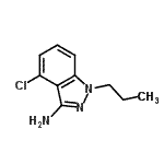 CAS#: 959240-46-1， 4-Chloro-1-propyl-1H-indazol-3-amine
