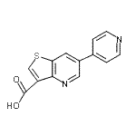 CAS#: 959245-38-6， 6-(4-Pyridinyl)thieno[3,2-b]pyridine-3-carboxylic acid