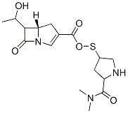 CAS 登录号：96036-10-1， (5-二甲基氨基羰基吡咯烷-3-基硫代)-6-(1-羟基乙基)青霉烯-3-羧酸