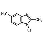 CAS 登录号：96048-73-6， 1-氯-2,5-二甲基-1H-苯并咪唑
