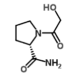 CAS 登录号：96166-39-1， 1-羟基乙酰基-L-脯氨酰胺