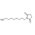 CAS 登录号：96197-72-7， 1-(辛基硫基)-2,5-吡咯烷二酮