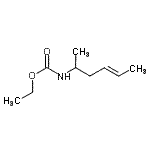 CAS 登录号：96424-16-7， 乙基(4E)-4-己烯-2-基氨基甲酸酯