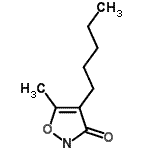 CAS 登录号：96520-41-1， 5-甲基-4-戊基-1,2-恶唑-3(2H)-酮