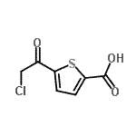 CAS 登录号：96543-77-0， 5-(氯乙酰基)-2-噻吩羧酸