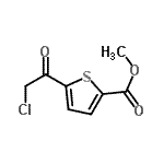CAS 登录号：96543-78-1， 甲基5-(氯乙酰基)-2-噻吩羧酸酯