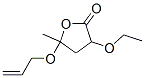 CAS 登录号：96591-12-7， 5-(烯丙基氧基)-3-乙氧基二氢-5-甲基呋喃-2(3H)-酮