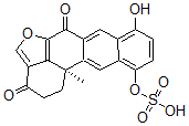 CAS 登录号：96623-01-7， Halenaquinol Sulfate