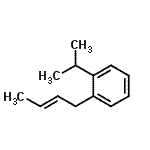 CAS#: 96653-03-1， 1-[(2E)-2-Buten-1-yl]-2-isopropylbenzene