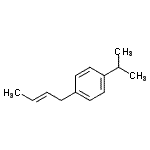 CAS 登录号：96653-04-2， 1-[(2E)-2-丁烯-1-基]-4-异丙基苯