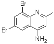 CAS#: 96938-27-1， 6,8-Dibromo-2-methyl-4-quinolinamine