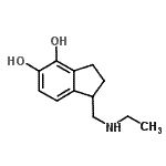 CAS 登录号：97352-23-3， 1-[(乙基氨基)甲基]-4,5-茚满二醇