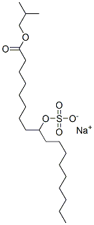 CAS 登录号：97403-98-0， 1-(2-甲基丙基) 9-(磺基氧基)硬脂酸钠