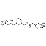 CAS#: 97467-71-5， [3-hydroxy-2-(3,5,5-trimethylhexanoyloxy)propyl] 3,5,5-trimethylhexanoate