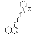 CAS 登录号：97552-47-1， 2-[3-(2-羧基环己烷羰基)氧基丙氧羰基]环己烷-1-羧酸酯
