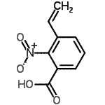 CAS 登录号：97613-24-6， 2-硝基-3-乙烯基苯甲酸