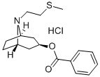 CAS 登录号：98074-19-2， 8-(2-(甲硫基)乙基)-1-alpha-H,5-alpha-H-去甲莨菪烷-3-beta-醇苯甲酸酯盐酸盐
