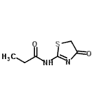 CAS 登录号：98134-98-6， N-(4-氧代-4,5-二氢-1,3-噻唑-2-基)丙酰胺