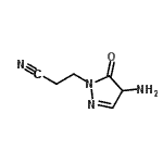 CAS 登录号：98135-39-8， 3-(4-氨基-5-氧代-4,5-二氢-1H-吡唑-1-基)丙腈