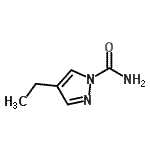 CAS 登录号：98197-12-7， 4-乙基-1H-吡唑-1-甲酰胺