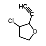 CAS 登录号：98198-80-2， 3-氯-2-乙炔基四氢呋喃