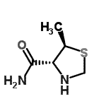 CAS 登录号：98253-99-7， (4R,5R)-5-甲基-1,3-噻唑烷-4-甲酰胺