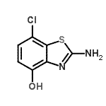 CAS 登录号：98273-04-2， 2-氨基-7-氯-1,3-苯并噻唑-4-醇
