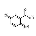 CAS 登录号：98273-38-2， 6-亚氨基-3-氧代-1,4-环己二烯-1-羧酸