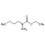 CAS 登录号：98275-87-7， 乙基1-[2-(甲硫基)乙基]肼羧酸酯