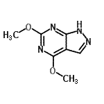 CAS 登录号：98277-30-6， 4,6-二甲氧基-1H-吡唑并[3,4-d]嘧啶