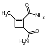 CAS 登录号：98334-57-7， 3-甲基-2-环丁烯-1,2-二甲酰胺