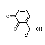 CAS 登录号：98353-93-6， 3-异丙基-1,2-苯醌