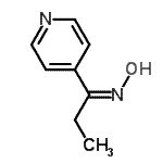 CAS 登录号：98377-51-6， (1Z)-N-羟基-1-(4-吡啶基)-1-丙亚胺