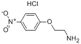 结构式 CAS# 98395-62-1, 2-(4-硝基苯氧基)-乙胺盐酸盐(1:1)