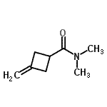 CAS 登录号：98425-72-0， N,N-二甲基-3-亚甲基环丁烷甲酰胺