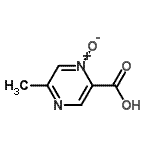 CAS 登录号：98502-96-6， 5-甲基-2-吡嗪羧酸1-氧化物